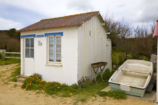 cabanon de p&ecirc;cheur, &icirc;le d'Yeu