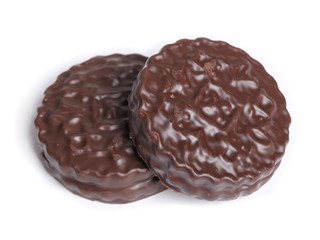 Chocolate round cookie