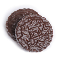 Chocolate round cookie