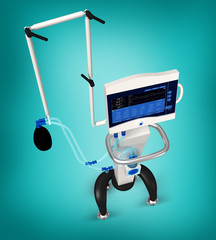 medical hospital ventilator respiratory unit