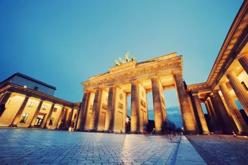 Foto op Canvas Brandenburger Tor, Berlijn, Duitsland © Photocreo Bednarek