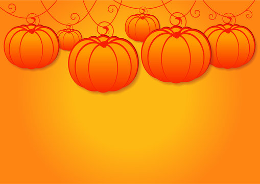Halloween - frise citrouille