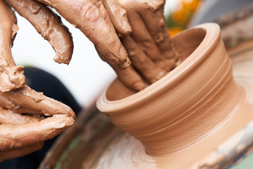 handmade over the clay