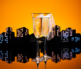 Metropolis Champagne cocktail Lesbian