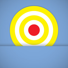 goal ring in archery target