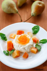 Fruit Panna Cotta
