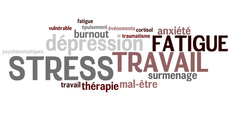 Nuage de mots : Stress