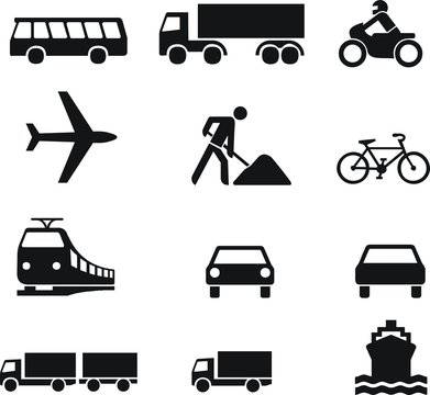 ic&ocirc;nes transport