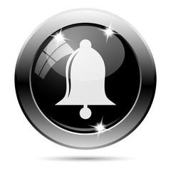 Metallic black glossy icon