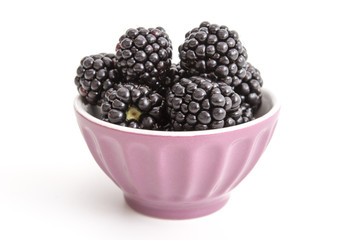 Brombeeren als Nachtisch