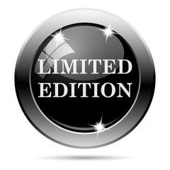 Metallic black glossy icon