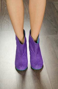 Fashionable women shoes in the office