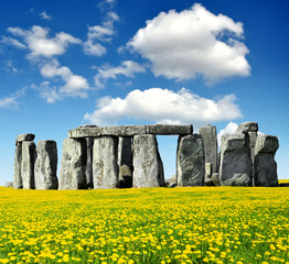 Historical monument Stonehenge,England, UK - obrazy, fototapety, plakaty
