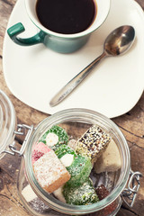 jelly candy different paints