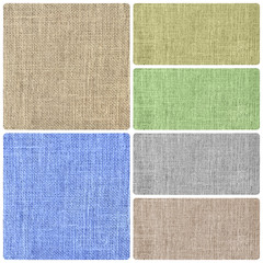 Fototapeta premium Burlap textil texture backgrounds