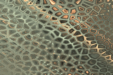 Cracked mosaic background -- silver.