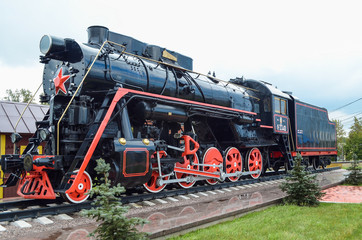 Old steam locomotive