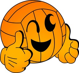 Vecktor Wasserball, vector water polo, sport ball