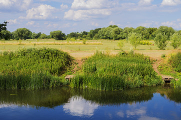 river sunlight
