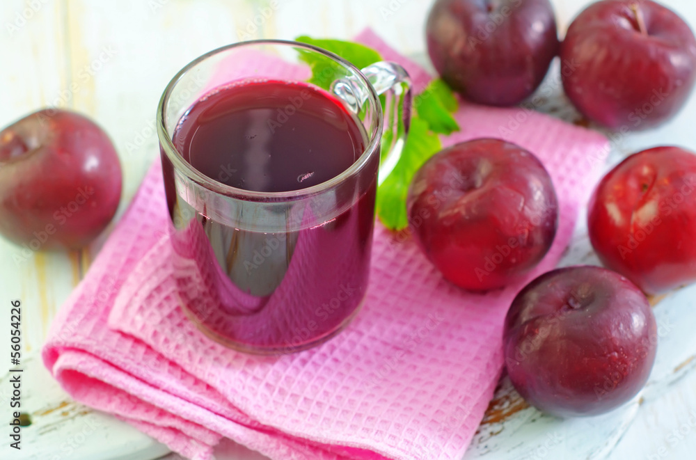 Canvas Prints plum juice