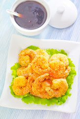 fried shrimps
