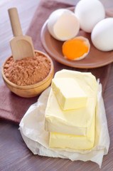 ingredients for brownie