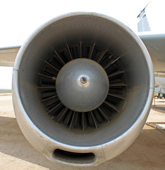 jet engine close up