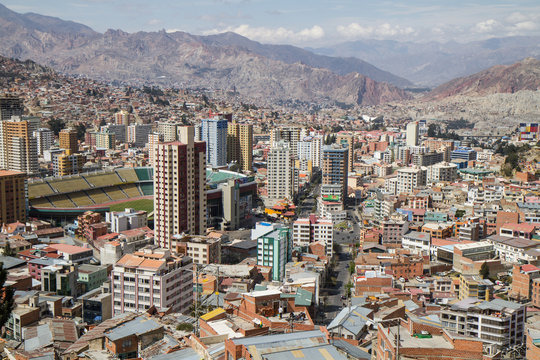 Zentrum von La Paz, Bolivien