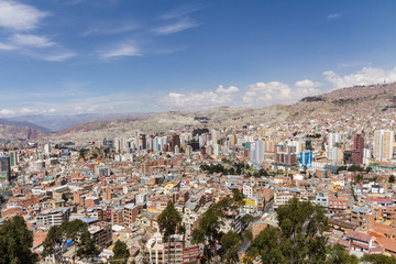 Fototapeta na wymiar La Paz, Bolivien