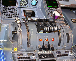 jet aircraft throttle quadrant