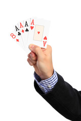 Four of a kind poker hand