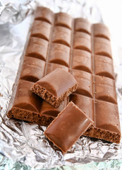 milk chocolate poriferous