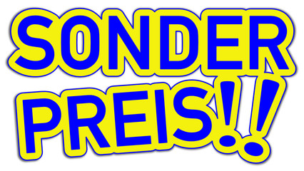 Sonderpreis Sticker gelb  #130910-svg05