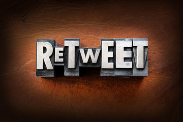 Obraz premium Retweet