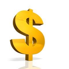 Icon of currency symbol of the Dollar.