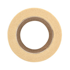 roll of masking tape on white