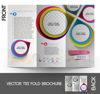 Interior Designer Tri-Fold Brochure Design