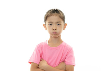 機嫌の悪い女の子