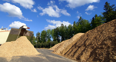 fuel storage at bio fuel power plant