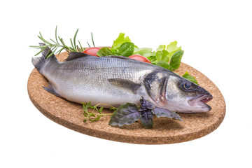 Raw seabass