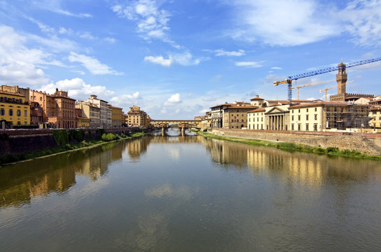 view of ponte vecchio - florence