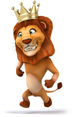 Naklejka premium Lion