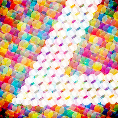 Abstract mosaic background made of colorful circles.