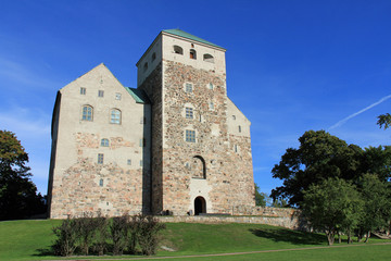 Fototapeta na wymiar Zabytkowego zamku w Turku, Finlandia