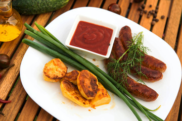 meat sausages