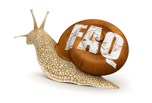 Snail and FAQ (clipping path included)