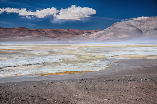 salt lake Salar de Pujsa, Chile