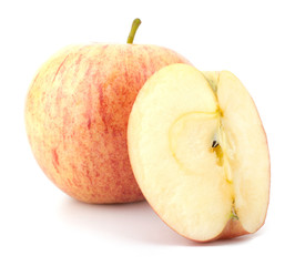 juicy apples isolated on white background