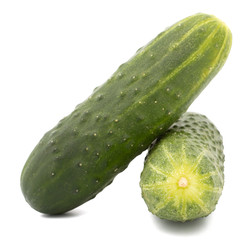 cucumber isolated on white background