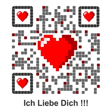 Ich Liebe Dich !!! - QR Code german